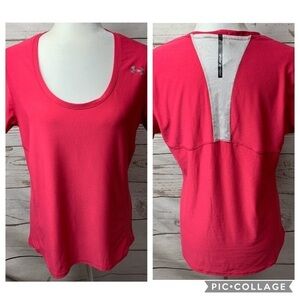 NWOT UA Semi-Fitted Short Sleeve Top Large